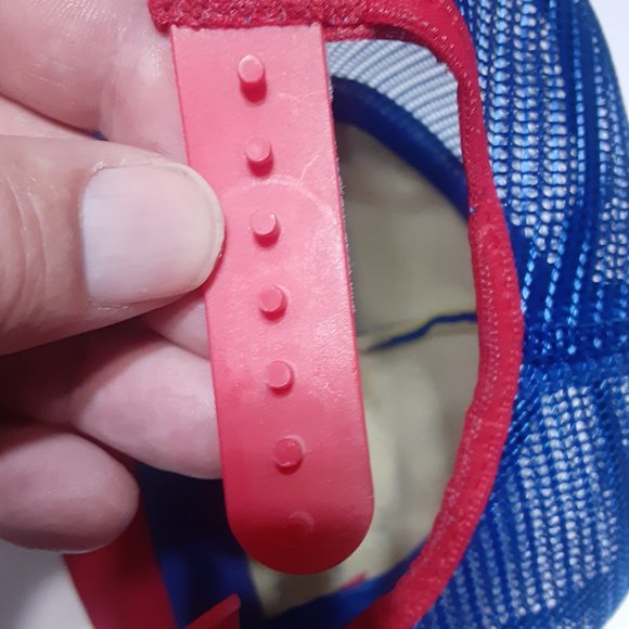 Pepsi-Cola 3 Stripe VTG Trucker Style Snapback Made in USA Hat/Cap - Picture 8 of 9